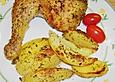 Griechische H&auml;hnchenschenkelpfanne
