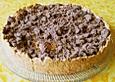 Apfelkuchen mit Pudding und Kakao - Zimt - Streuseln