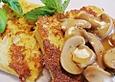 Albertos Polenta mit Champignonsauce