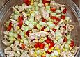 Puten - Gurken - Salat mit Honigmelone