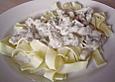 Geschnetzeltes mit Gorgonzola
