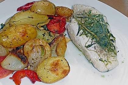 Putenschnitzel in Alufolie 1