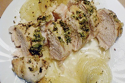 Putenschnitzel in Alufolie 3