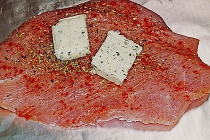 Putenschnitzel in Alufolie 10