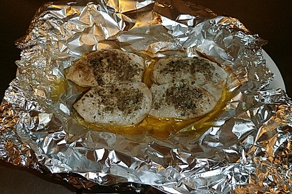 Putenschnitzel in Alufolie 9