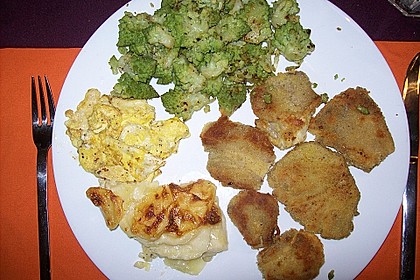 Spargel mit Sauce Hollandaise, gebratenem Schweinefilet und Kartoffelgratin 7