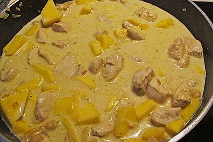 H&uuml;hnchen - Curry mit Kichererbsen und Mangost&uuml;cken 4