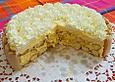 Eierlik&ouml;rtorte mit L&ouml;ffelbiskuit