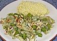 Fenchel - Paprika - Gem&uuml;se mit Hirse und Pinienkernen