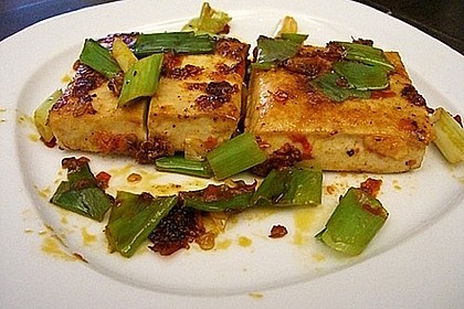 Scharfer Tofu mit Ingwer