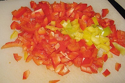 Arabischer Gem&uuml;se - Salat mit gebackenem Ziegenk&auml;se