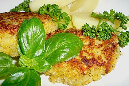 Gem&uuml;se - Risotto - Frikadellen