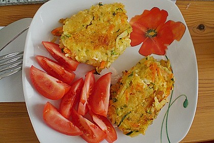 Gem&uuml;se - Risotto - Frikadellen 1