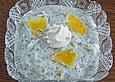 Quark - Mohn - Creme mit Vanille - Mango
