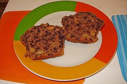 Apfel - Nougat - Muffins 1