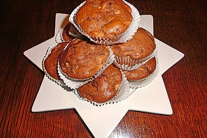 Apfel - Nougat - Muffins 12