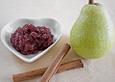 Birnenmarmelade mit Rotwein