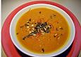 K&uuml;rbissuppe mit Ingwer und Ahornsirup