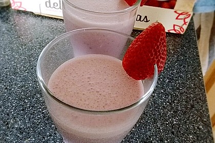 Banane - Blaubeer Smoothie 11
