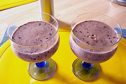 Banane - Blaubeer Smoothie 14