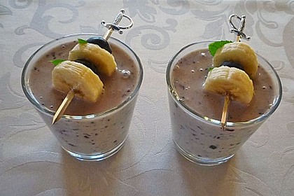 Banane - Blaubeer Smoothie 12