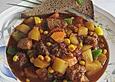 Bunter Fleisch-Kartoffel Topf - Bauerneintopf
