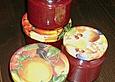 Weihnachtliche Gl&uuml;h - Kirsch - Marmelade