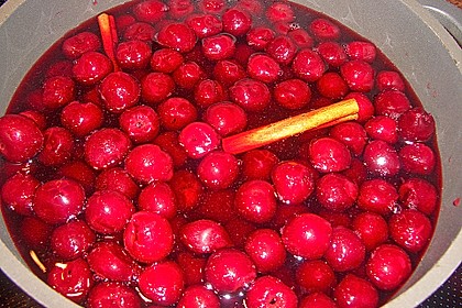 Weihnachtliche Glüh - Kirsch - Marmelade 13