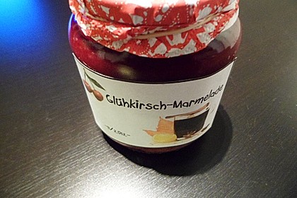 Weihnachtliche Glüh - Kirsch - Marmelade 15
