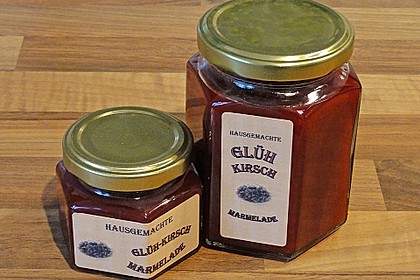 Weihnachtliche Glüh - Kirsch - Marmelade 7