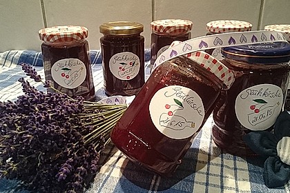 Weihnachtliche Glüh - Kirsch - Marmelade 4