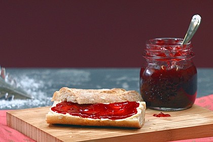 Weihnachtliche Glüh - Kirsch - Marmelade