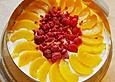 Einfache Topfen - Obers Torte