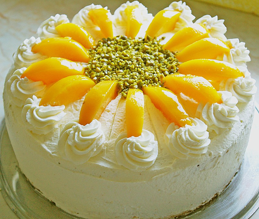 Topfen Quark Pfirsichcreme Torte Im Sommerlichen Rezepte Suchen Topfen Quark Pfirsichcreme Torte Im Sommerlichen Rezepte Suchen