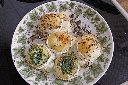 Salat mit warmem Ziegenk&auml;se und Himbeeren 1