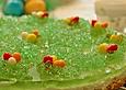 Quarktorte mit Waldmeister