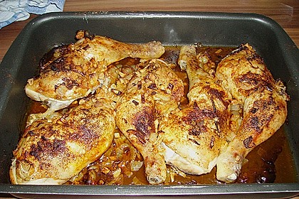 Knoblauch - H&auml;hnchenschenkel 1