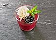 Irischer Brombeerpudding