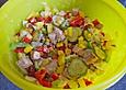 Bunter Paprika - Pute - Salat