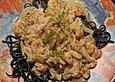 Schwarze Pasta mit Lachs - Fenchel - Sauce
