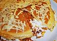 Pfannkuchen mit Chili - con - carne - F&uuml;llung