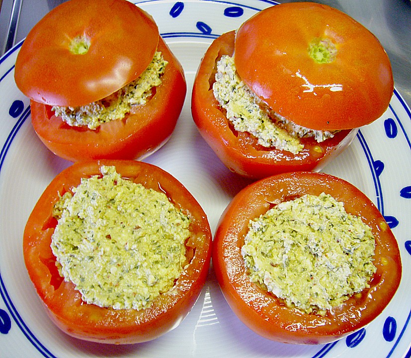 Gefüllte Tomaten (Rezept mit Bild) von granhema | Chefkoch.de