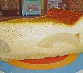 Birnen - Karamell - K&auml;sekuchen (Bild)