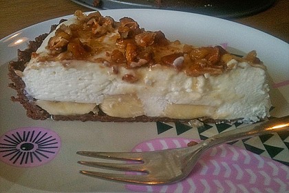 Banana Caramel Cream Cheese Pie 11