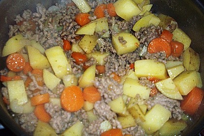 Hackfleisch - Kartoffel - M&ouml;hren - Eintopf 2