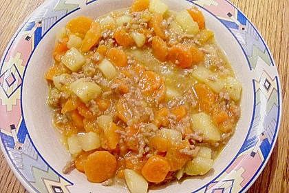 Hackfleisch - Kartoffel - M&ouml;hren - Eintopf 6