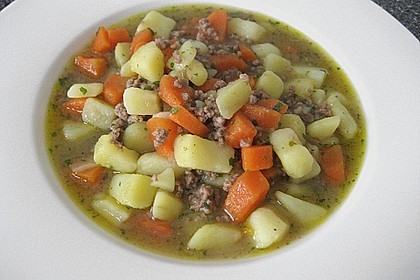 Hackfleisch - Kartoffel - M&ouml;hren - Eintopf 8