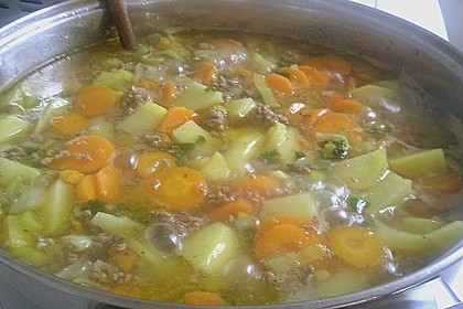 Hackfleisch - Kartoffel - M&ouml;hren - Eintopf 9