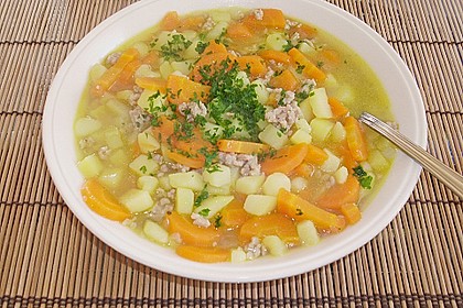 Hackfleisch - Kartoffel - M&ouml;hren - Eintopf 11