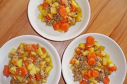 Hackfleisch - Kartoffel - M&ouml;hren - Eintopf 12